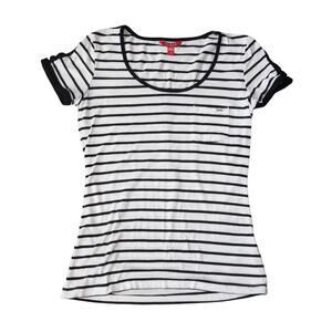 Guess Los Angeles Black & White Short Sleeve T Shirt